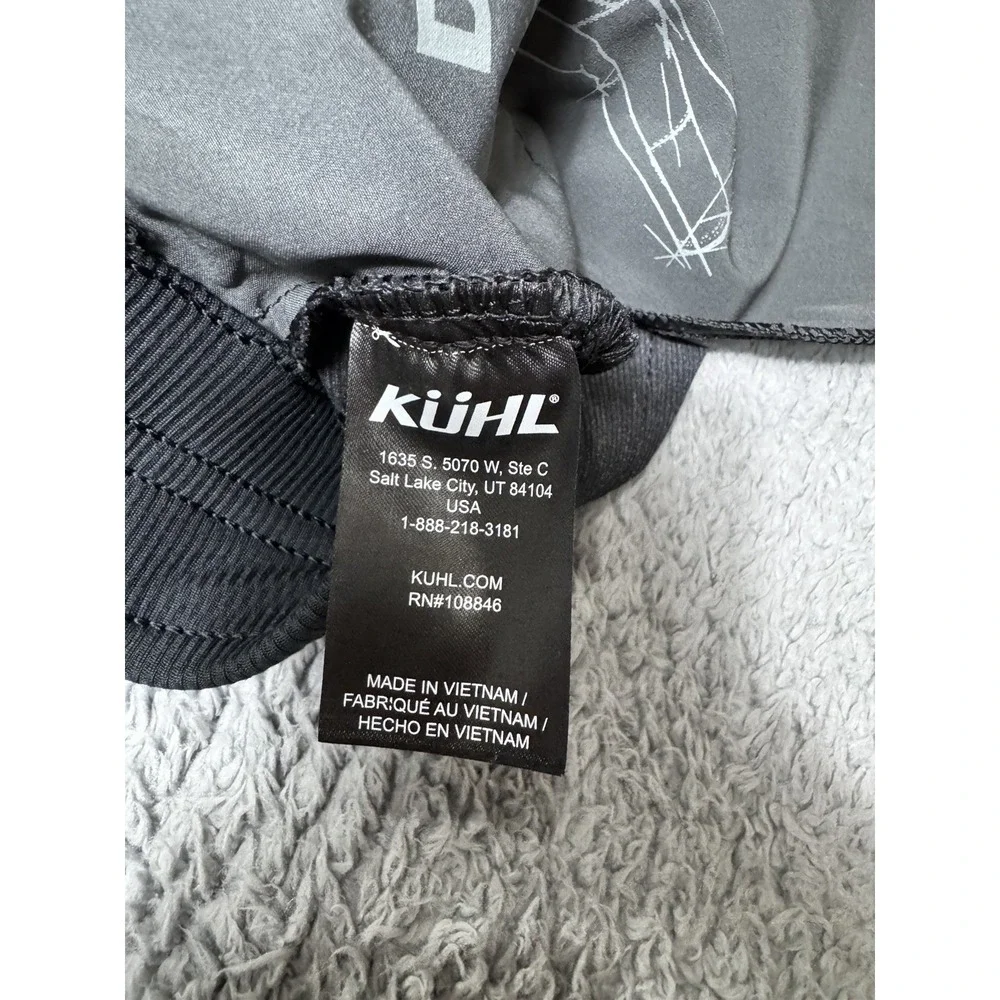Kuhl Deceptr Pants 33x32 Slate Stretch Lightweight Hiking Travel Outdoor *READ